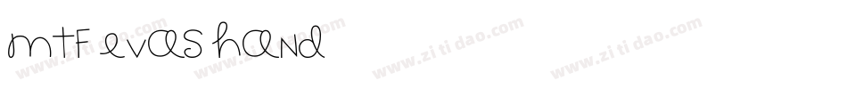 MTF Evas Hand字体转换